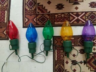 Vintage Outdoor Christmas Bulb Stake Lights 2