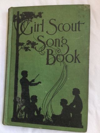 Gs Usa Girl Scout Song Book,  1929 Hardcover,  Vintage