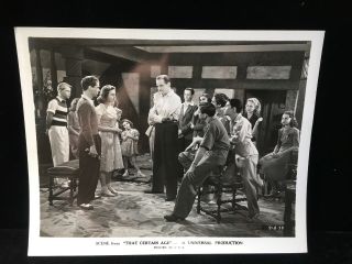 Vintage Deanna Durbin B&w Press Photo Movie Still Lobby Card That Certain Age