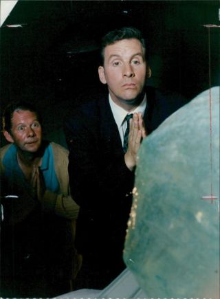Chris Barrie And Mike Burns - Vintage Photo