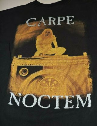 CRADLE OF FILTH Carpe Noctem vintage t shirt medium 2003 Blue Grape 4