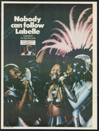 1975 Patti Labelle Photo Nightbirds Album Release Vintage Print Ad
