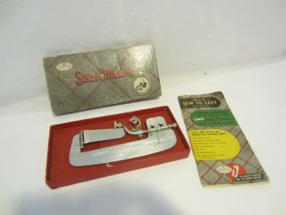 Miracle Stitch Master Singer Sm - 2 Sewing Accessory Invisible Blind Hem Vintage