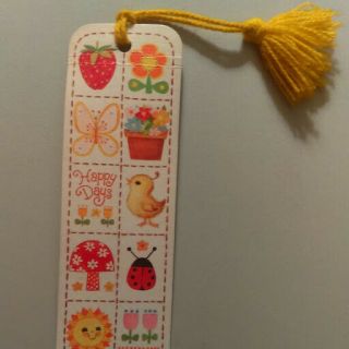 Vintage Hallmark Bookmark " Happy Days ".  Made In The U.  S.  A.