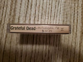 Vintage Grateful Dead Philadelphia,  Pa 4 - 21 - 84 Cassette Tape Live Boot Recording