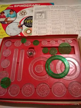 Vintage Spirograph 401 With Paper Refill