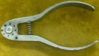Vintage Pat.  Appl ' d For Wire / Stem Cutter Watchmaker Tool Bench Repair 2
