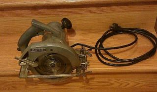 Vintage & Sears/craftsman 315.  27780 1 1/2hp 10 - Amp 7 " Electric Hand Saw
