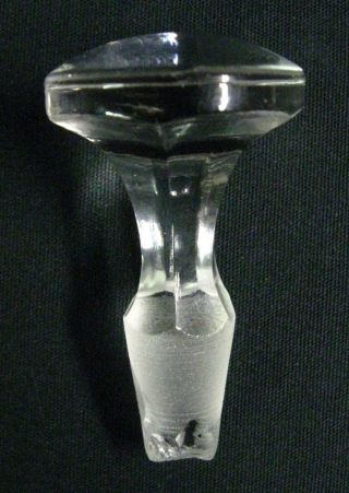 1930s (?) Vintage Cambridge Glass Cruet Stopper Only,  Replacement / Spare