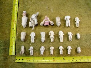20 X Excavated Vintage Headless Doll Bodys Germany Age 1890 Mixed Media B 338
