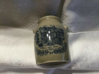 Vintage Commemorative Stone Ware Crock Betsy Ross House Small Crock