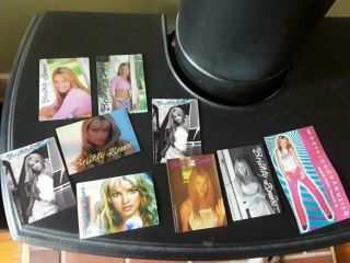 Britney Spears Vintage (1999,  2000) Vending Machine Stickers Plus Promo