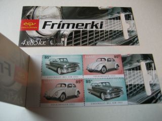 Iceland 2004 85kr Transportation - Vintage Car Booklet (2)