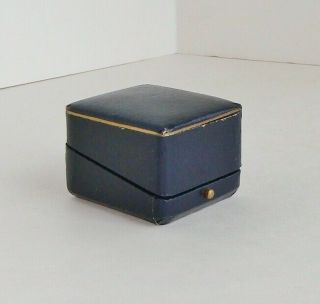 Vintage H Stern Brasil Leatherette Push Button Ring Box