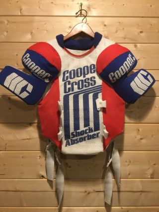 Vintage Cooper Cross Shock Absorber Hockey Pads Made In Canada