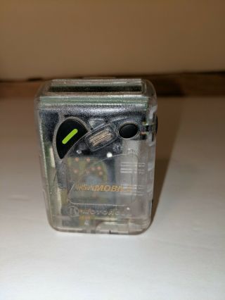 Vintage Motorola Usamobile Pager Clear/translucent 454.  5500mhz