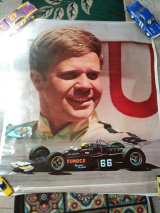 Mark Donohue And Mclaren Win 1972 Indy 500 Factory Poster Large Vintage