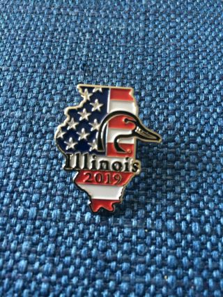 Ducks Unlimited Pin 2019 - Illinois (in Package - Very Cool)