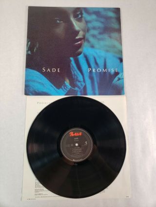 Vintage Sade 1985 Promise Vinyl Record Lp Album