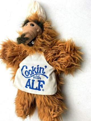 Vintage 1988 Burger King Toy Alf Alien Plush " Cookin 