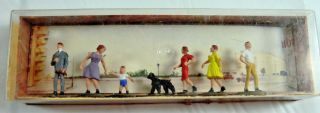 Vintage Walter Merten Miniatures Made In Germany Tourists For Model Train Set?