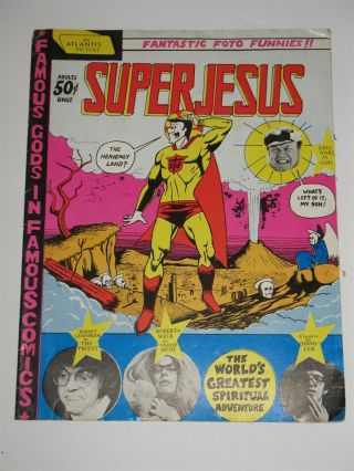 Vtg Jesus Superjesus Volume 1 No 1 Adult Only Underground Comic Book