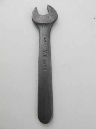 Williams Usa Vintage 5/8 " Single Open End Wrench Sae Bw - 703 Bw703 Trw Mechanic