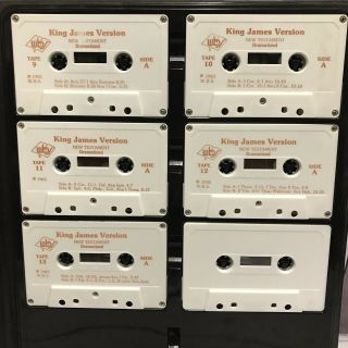 Vintage 1983 Holy Bible Dramatized Testament Cassette Tapes King James (H1 4