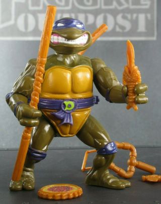 Donatello 1990 Vtg Tmnt Teenage Mutant Ninja Turtles Figure Storage Shell Don