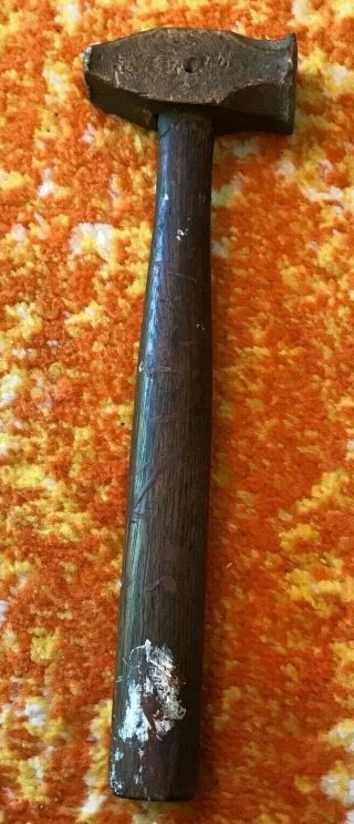Vintage Small Brass Hammer Non - Sparking Tool