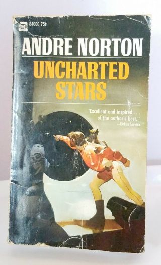Uncharted Stars By Andre Norton Vintage Science Fiction Ace 1st Edition Pb 1969