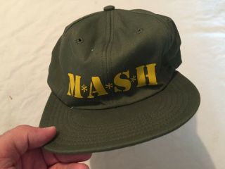 Vintage Mash Tv Show Baseball Cap Hat M A S H Promo