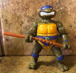 Vintage Tmnt Teenage Mutant Ninja Turtles Storage Shell Donatello Don (w/ Bo)