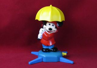 Vintage Disney Mattel Arco Toys Mickey Mouse Umbrella Yard Sprinkler Style