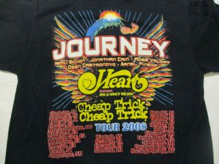 Vintage Journey Heart Trick Revelation T - Shirt 2008 Tour Adult Medium 5