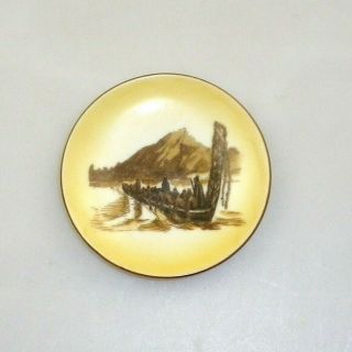 Vintage Small Plate By Brownie Downing - Maoris