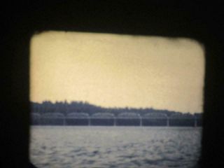 VINTAGE 16MM HOME MOVIE 1956 FOOTAGE WATER,  FROM PLANE HOUSE FLOWERS SMALL REEL 3