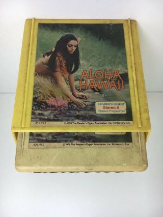 Readers Digest - Aloha Hawaii 8 - Track Tape Set of 2 1978 Vintage - 2