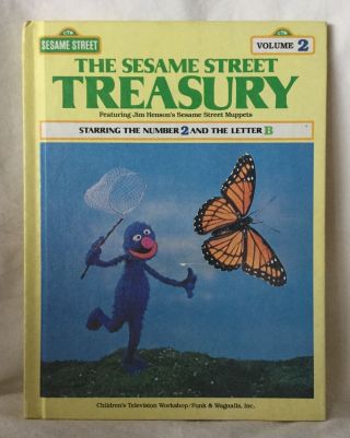 Vintage The Sesame Street Treasury Volume 2 Hardcover Number 2 Letter B
