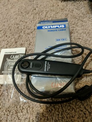 Olympus Rm - Cb1 Remote Cable Release Camedia Vintage