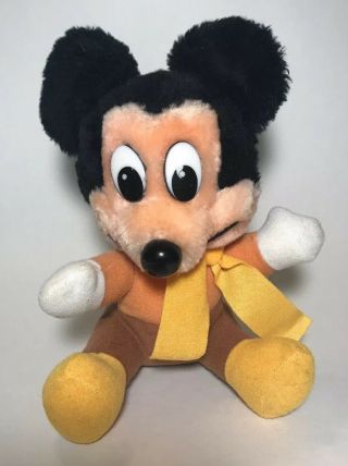 VTG Mickey Mouse 1984 Hardees Disney Mickey’s Christmas Carol Plush Stuffed Toy 2
