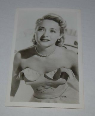 Jane Powell Hollywood Movie Star 1940s Kodak Rppc Vintage Postcard