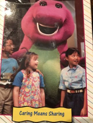 Caring Means Sharing Barney Video Time Life Library VHS Vintage 4