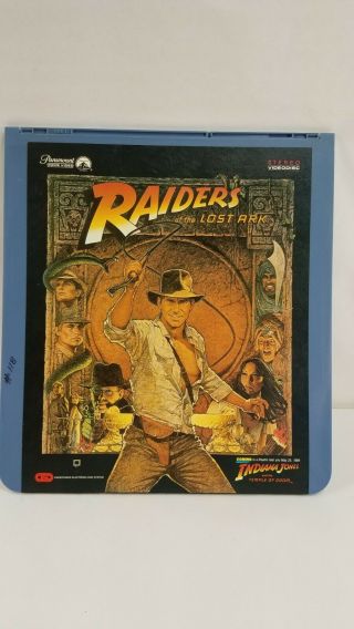 Vintage Videodisc Ced Video Disc Raiders Of The Lost Arc
