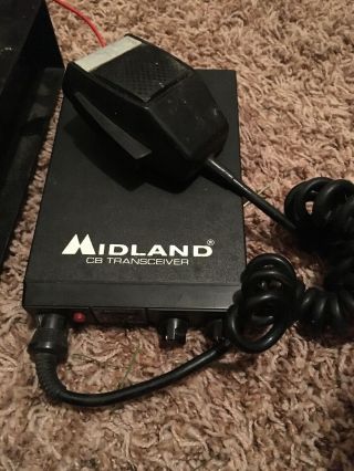 Vintage Midland 77 - 106 Cb Radio 40 - Channel Transceiver