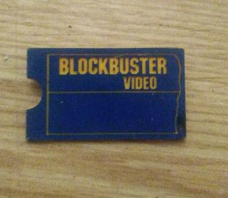 Vintage Authentic Blockbuster Video Name Tag