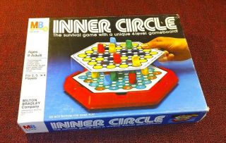 Vintage 1981 “inner Circle” Milton Bradley Board Game Strategy Complete