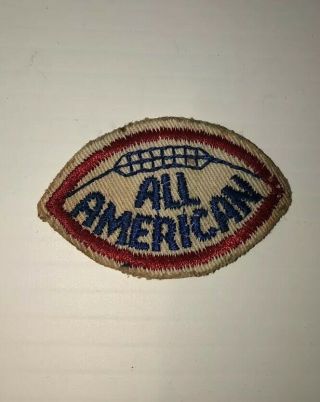 Vintage All American Football Patch