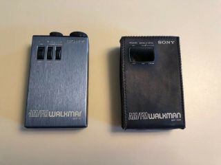 Sony Walkman Srf - 70w Fm Stereo Am Radio Receiver W Case Vintage Am/fm Parts Only
