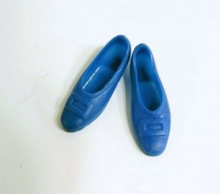 Htf Vintage Francie Dolls Blue Buckle Heels Shoes Japan 1day